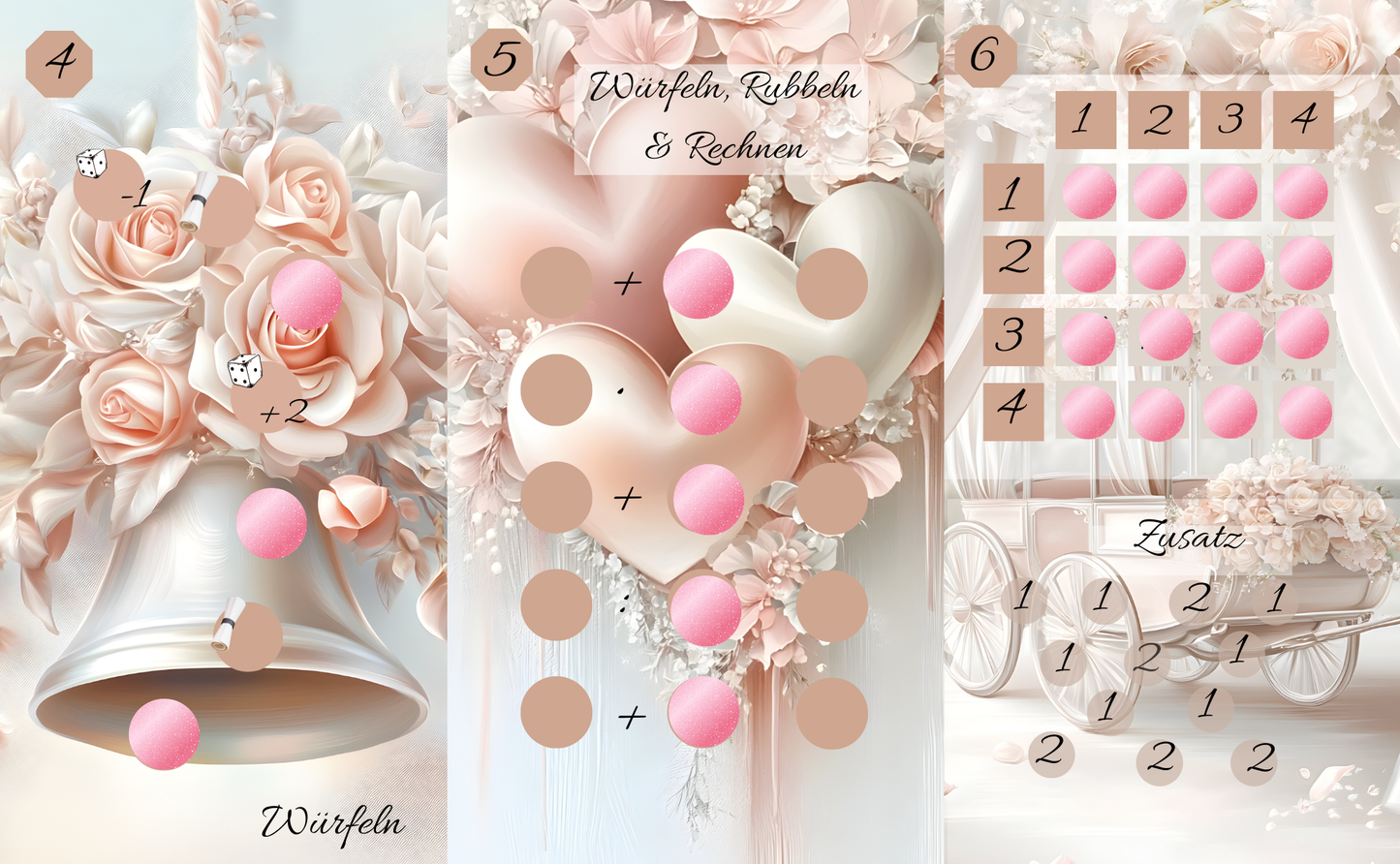 XL  Binder Bundle in Weiss+ Binder A6 Wedding