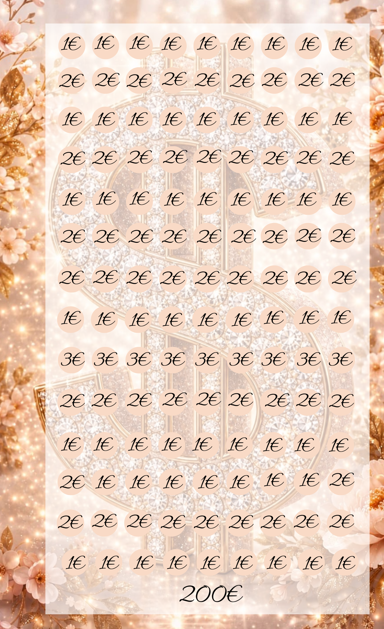 1000€ Sparplan Bundle  A6 mit  Register
