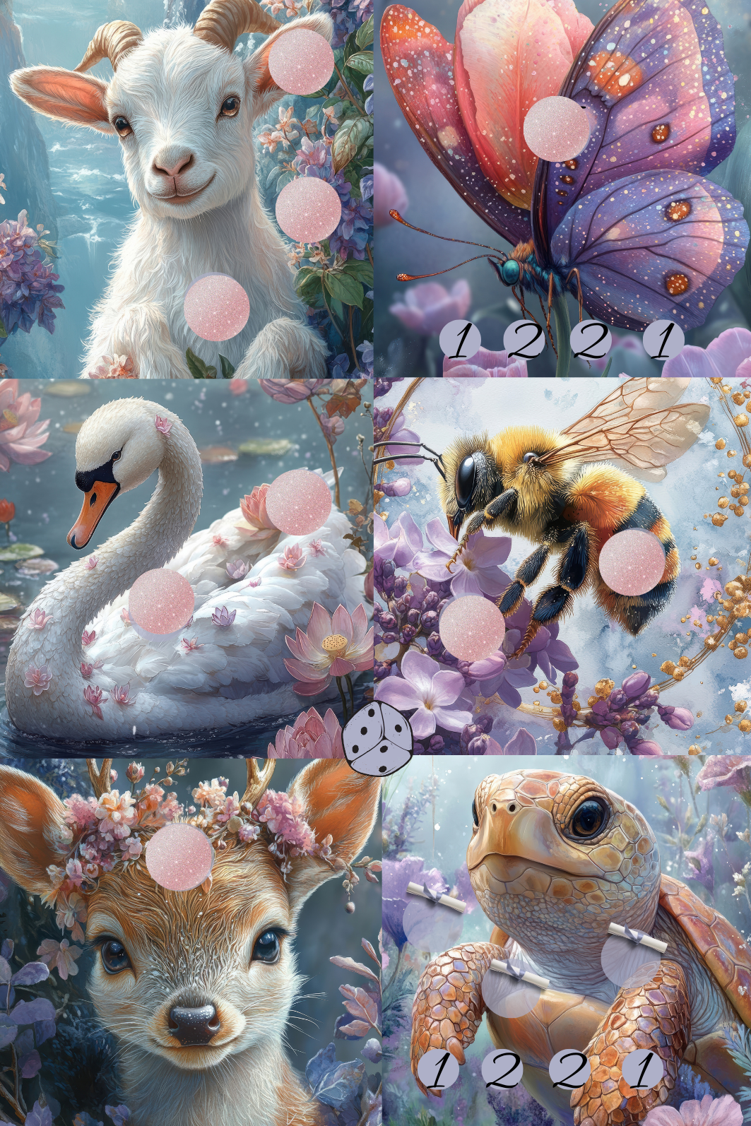 Flower Animals  A7 Jahreschallenge