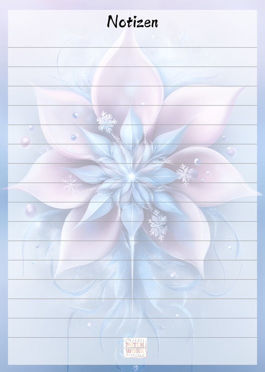 Winter Dream Blume Block A5