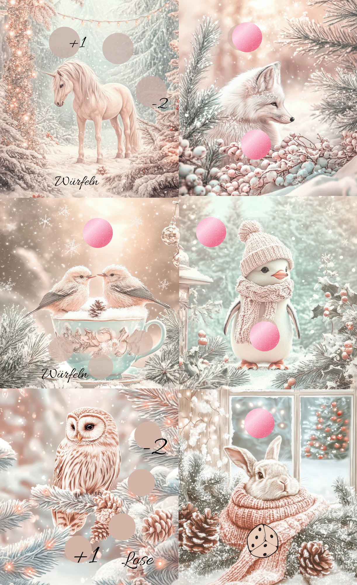 A6 Bundle Winter Animals