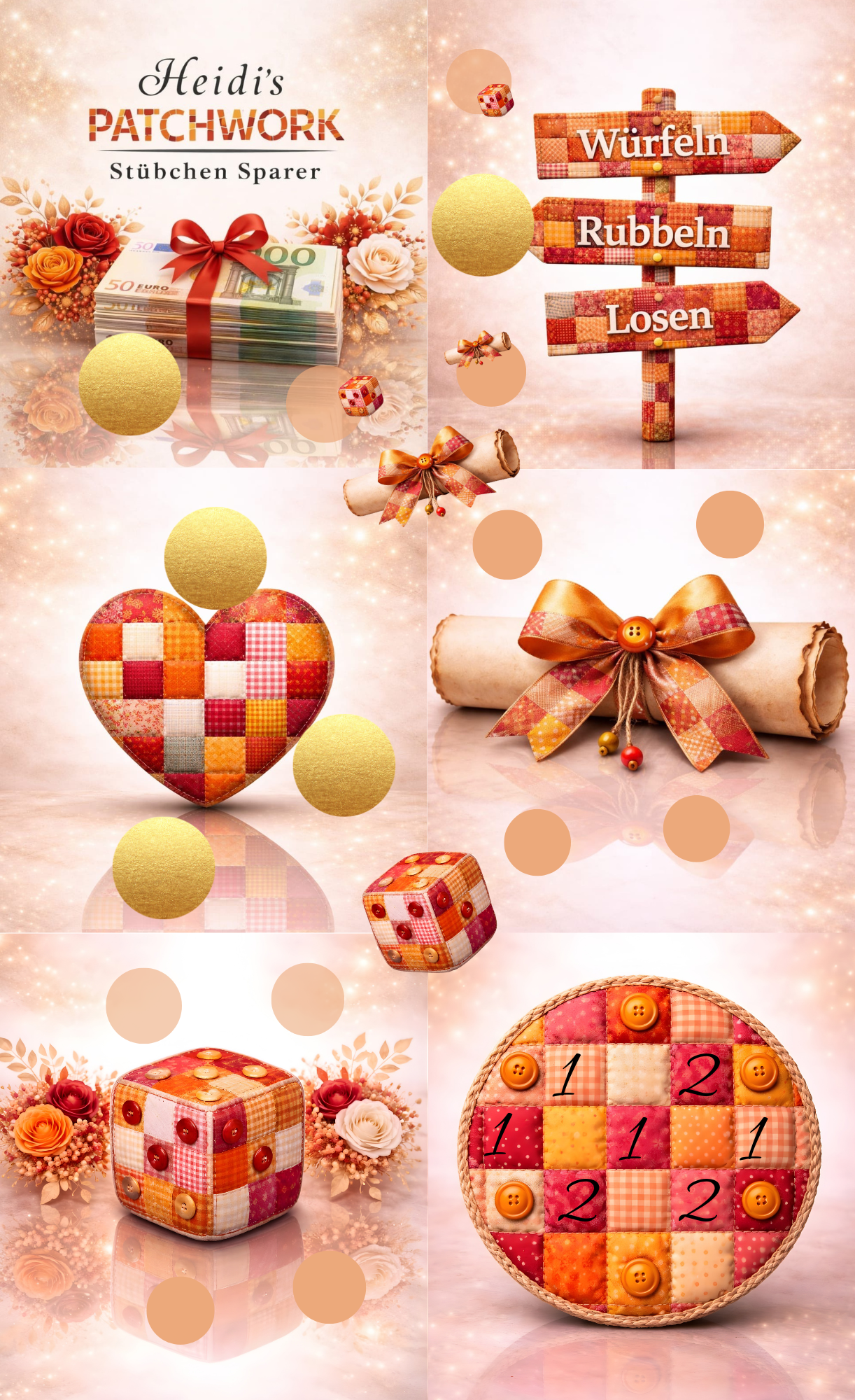 Heidis Patchwork Stübchen A6 Jahreschallenge