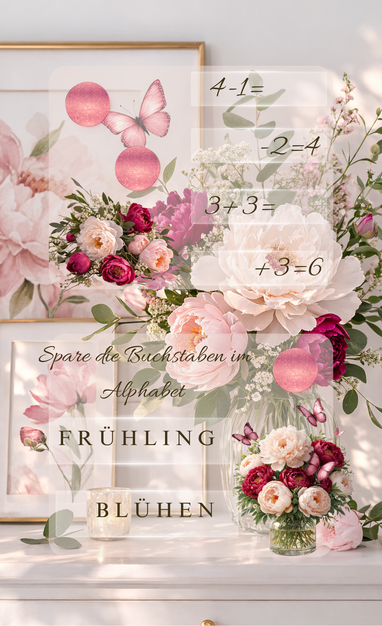 A6  Einheftchallenge Blüten Magie