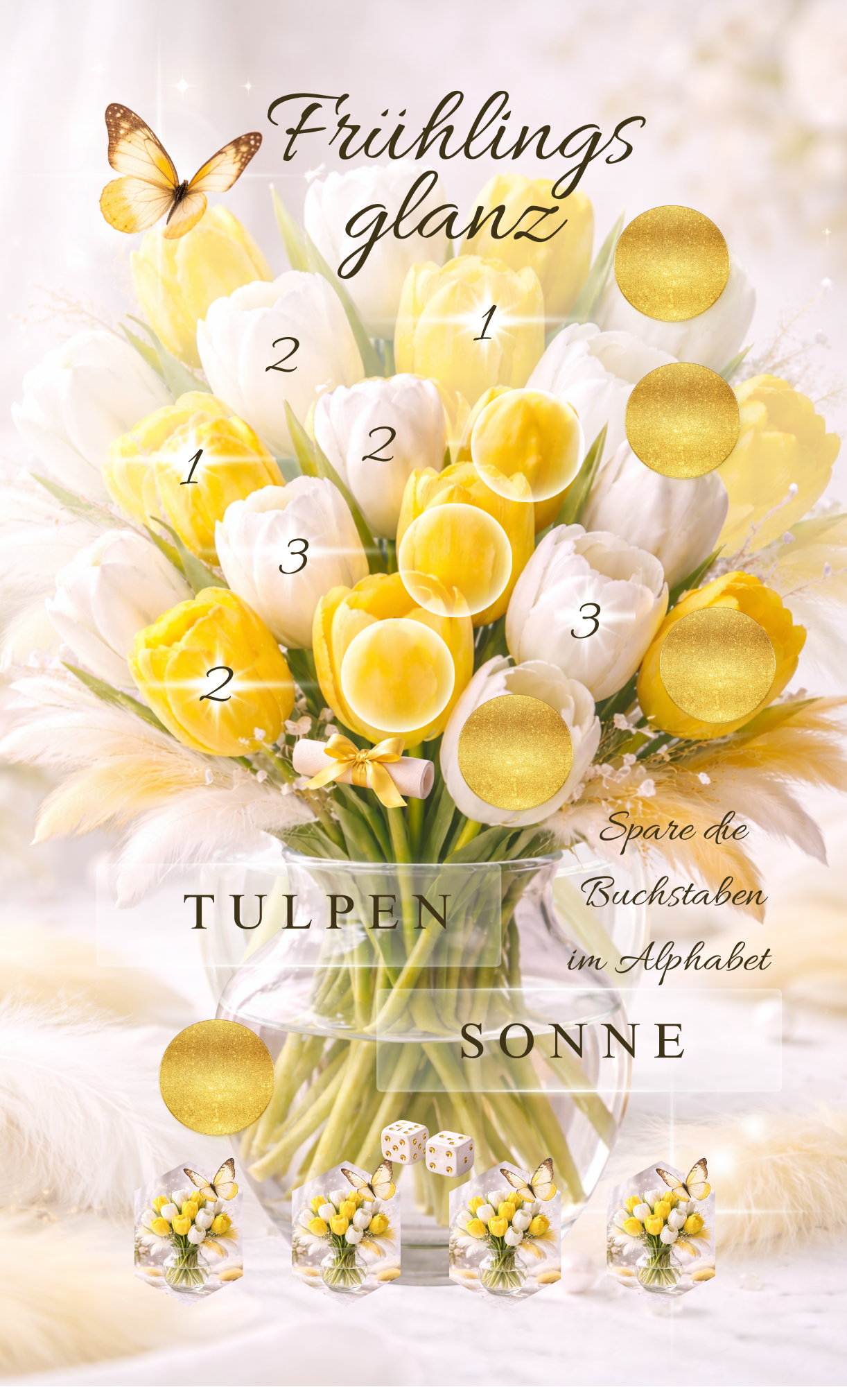A6  Einheftchallenge Frühlings glanz