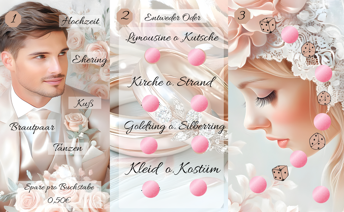 XL  Binder Bundle in Weiss+ Binder A6 Wedding