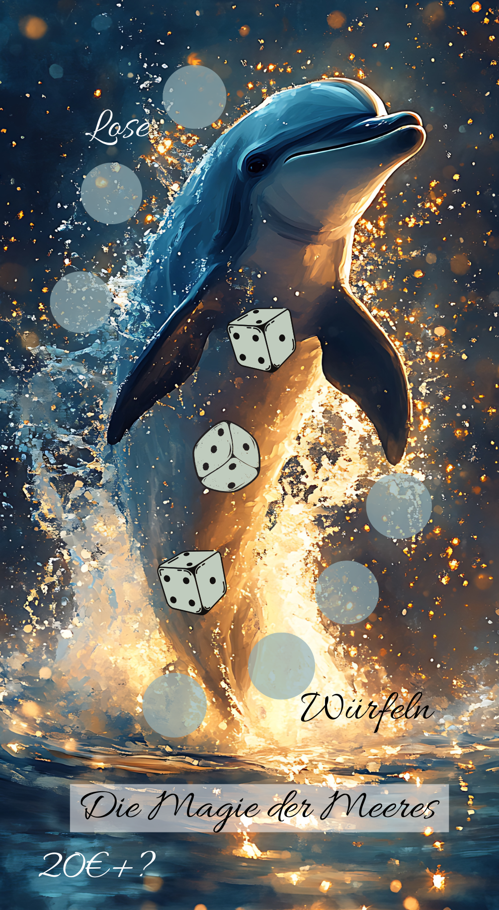 Die Magie des Meeres Delphin Einzelchallenge A6