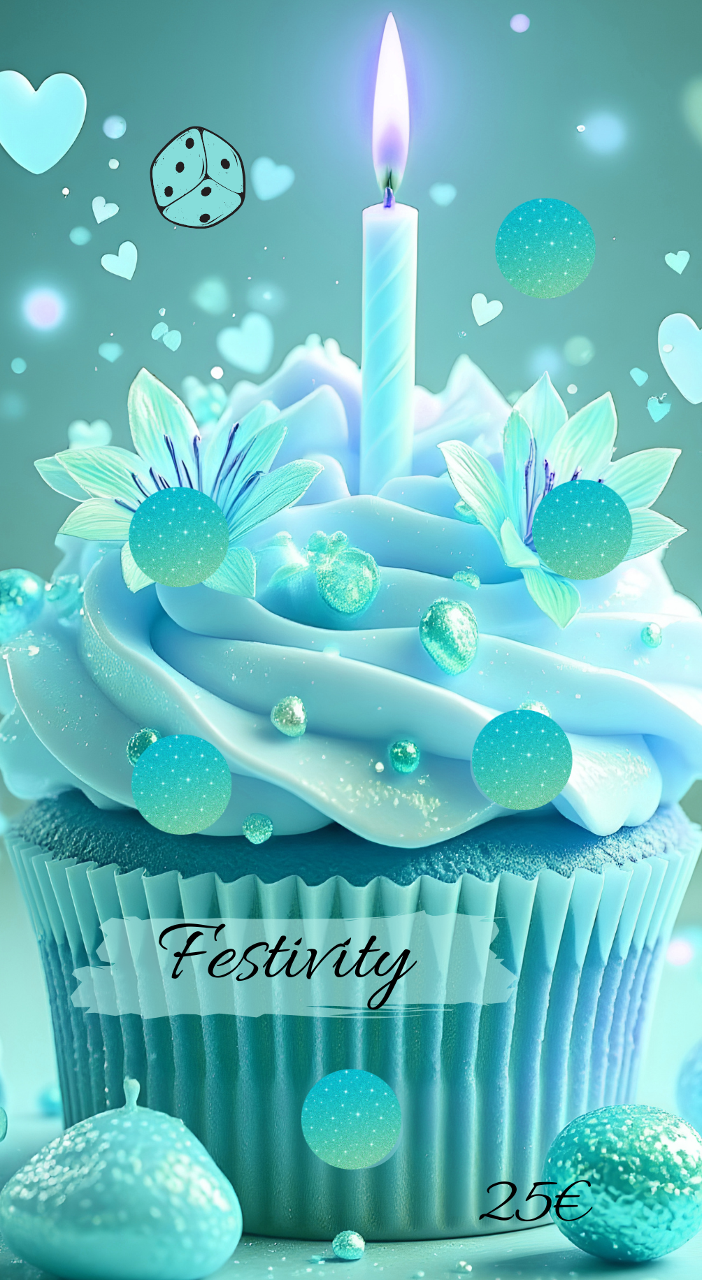 A6 Festivity Muffin Einzelchallenge