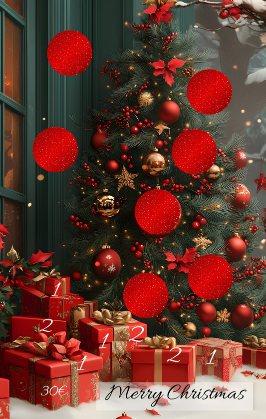 Merry Christmas Baum Einzelchallenge A7