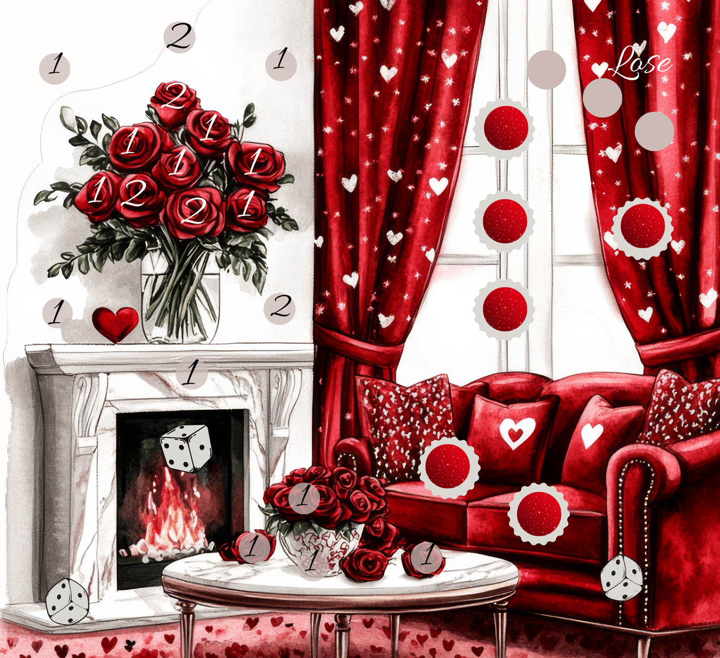 A6 2er Klappkarte Valentines Day