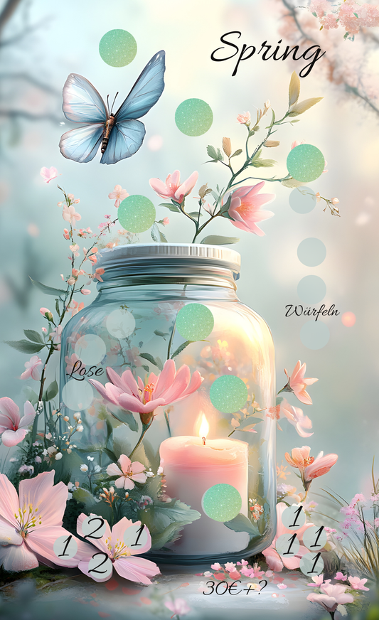 A6 Spring Glas Einheftchallenge
