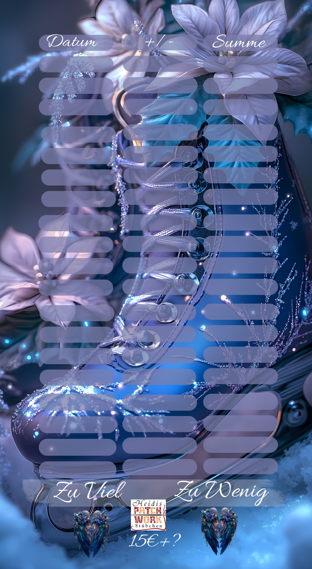 Blue Christmas Einzelchallenge Schlittschuhe