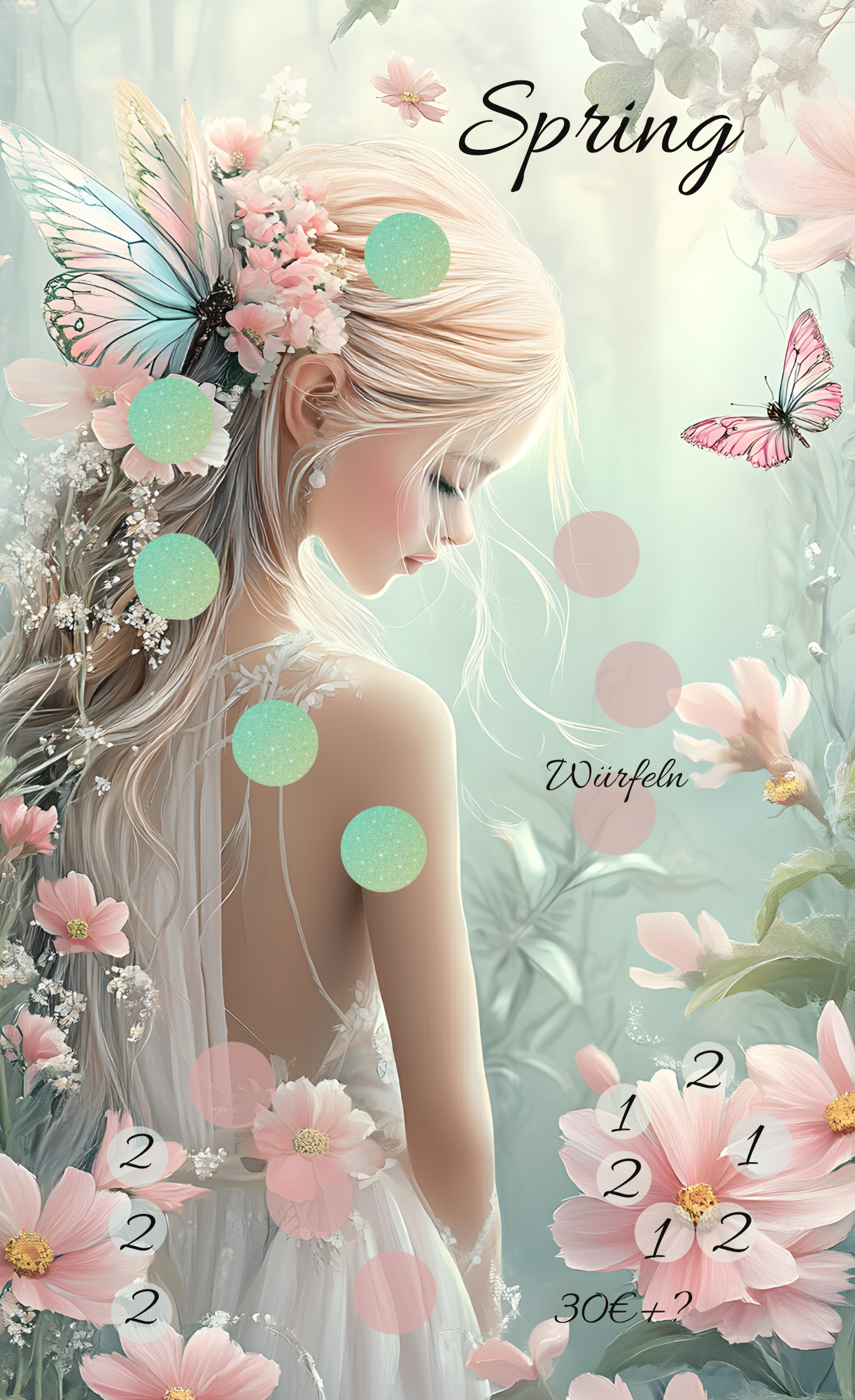 A6 Spring Mädchen Einheftchallenge