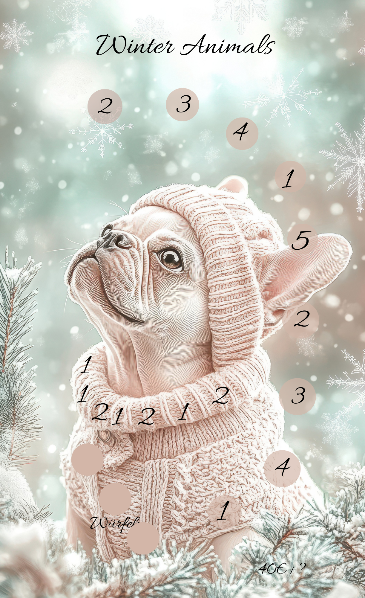 A6 Bundle Winter Animals