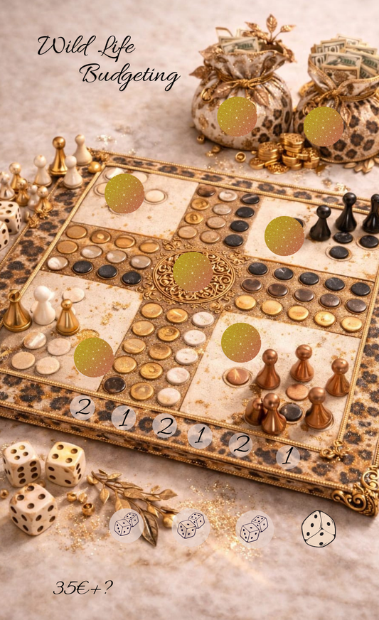 Wild Life Budgeting Spielbrett  A6 Einheftchallenge