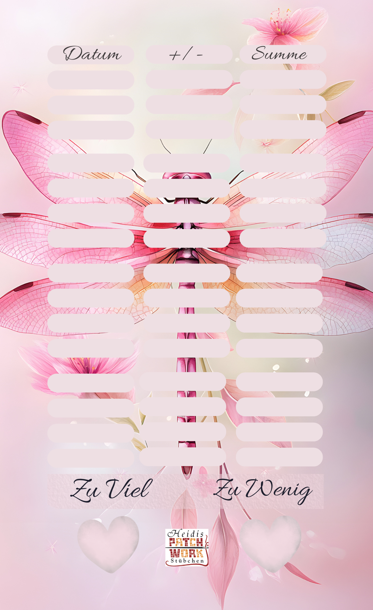 A6 Dreams Libelle Einheftchallenge