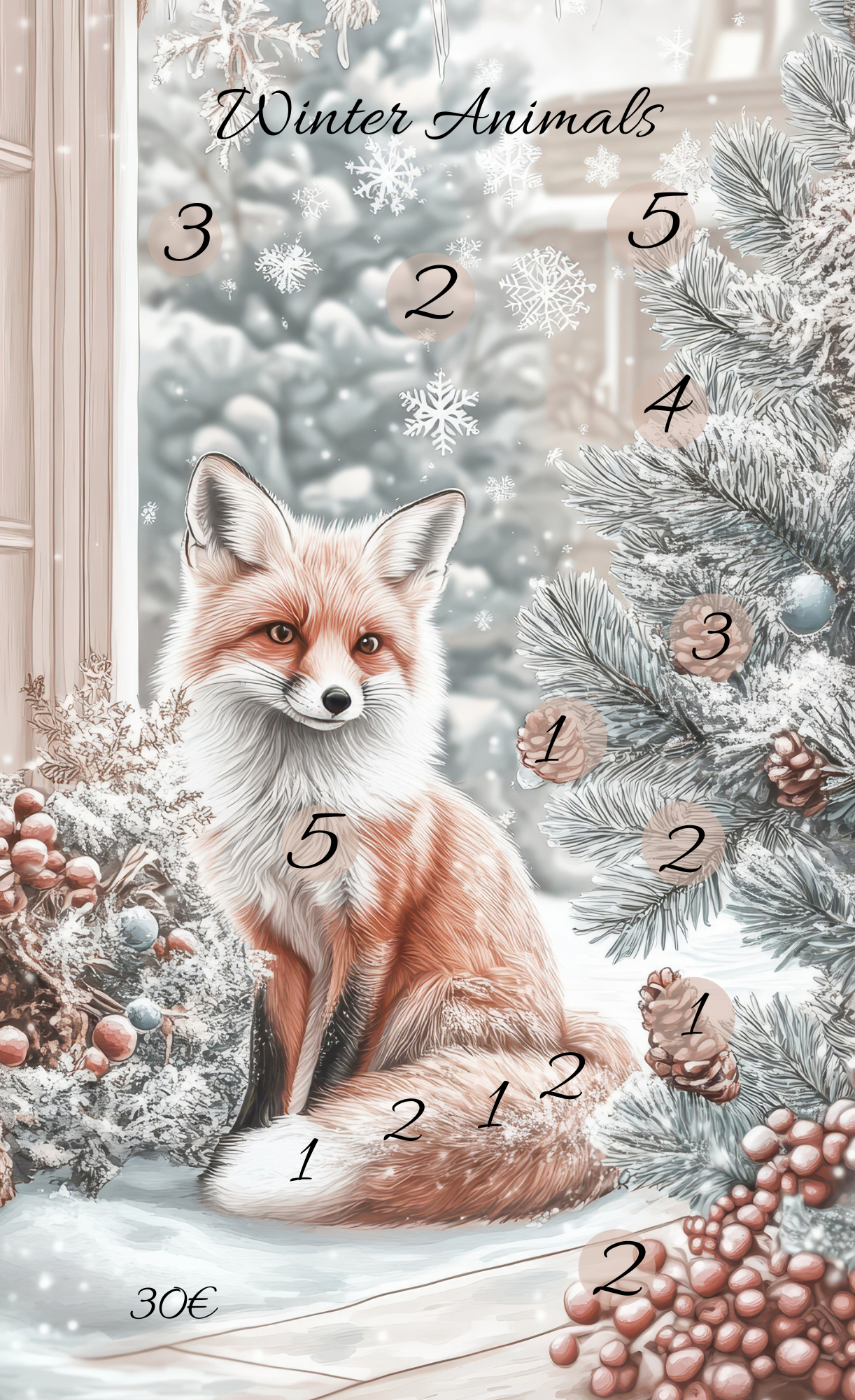 A6 Bundle Winter Animals