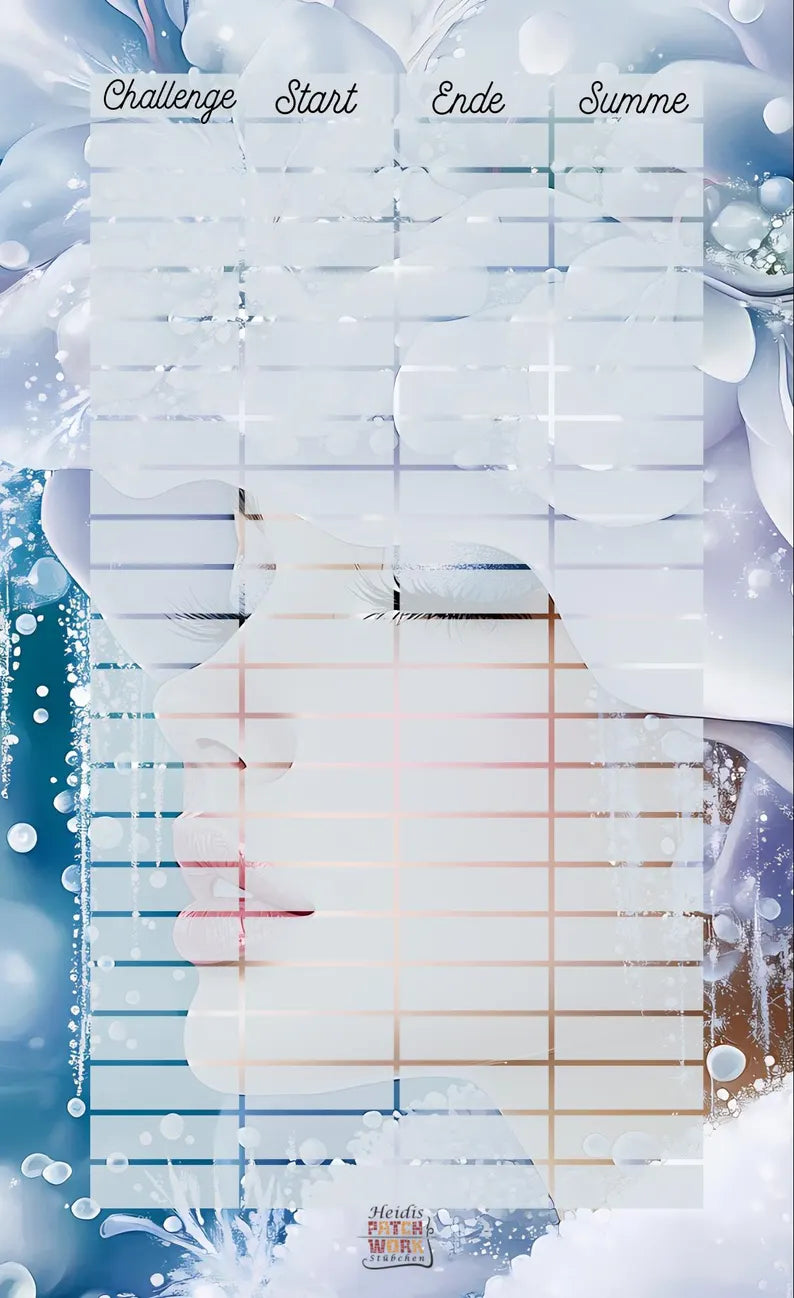 Ice Lady Jahreschallenge A6