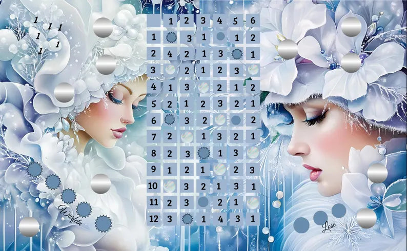 ICE Lady  3er Klappkarte A6