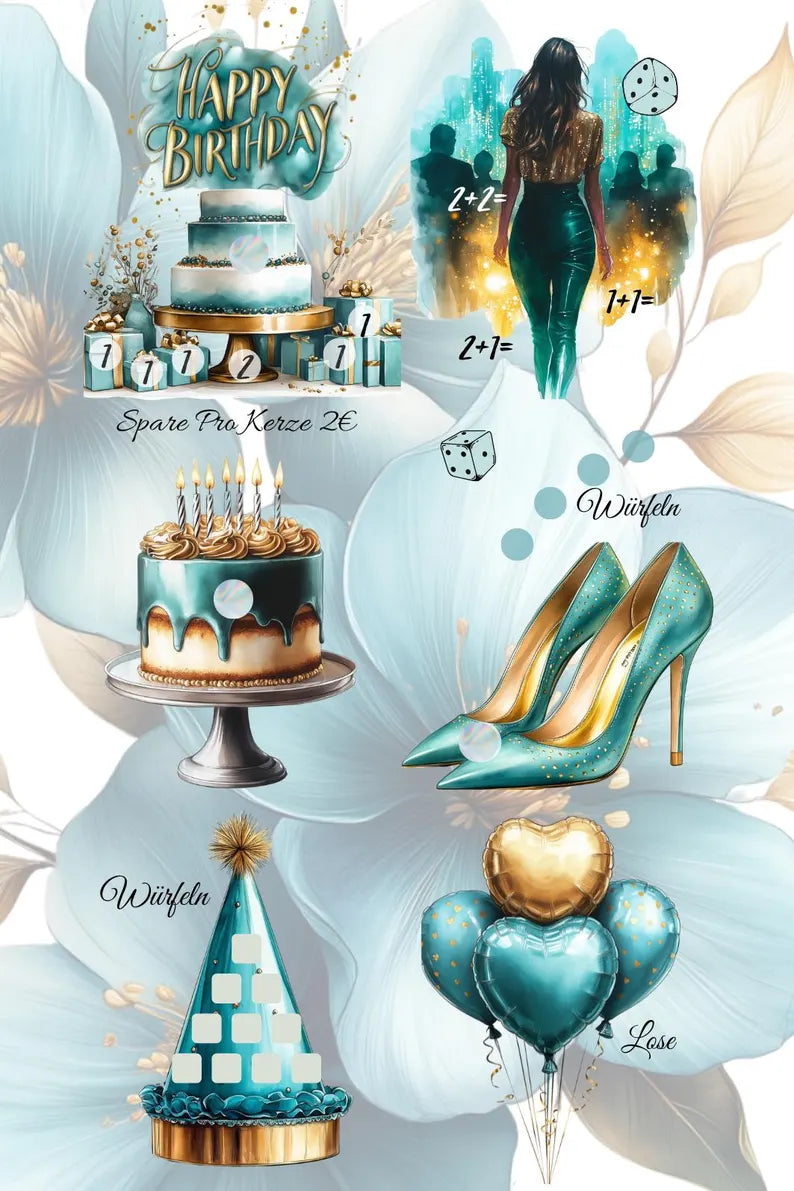 Happy Birthday A7 Folierte Jahreschallenges