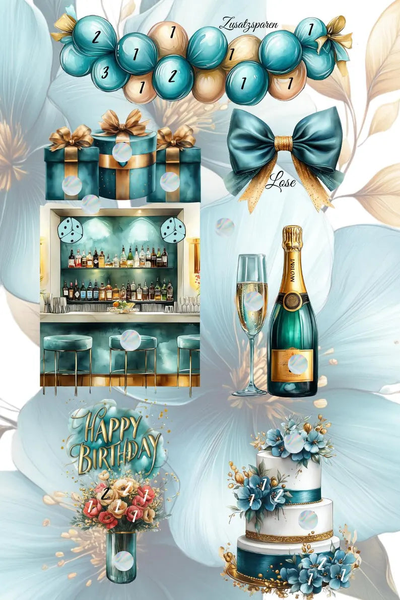 Happy Birthday A7 Folierte Jahreschallenges