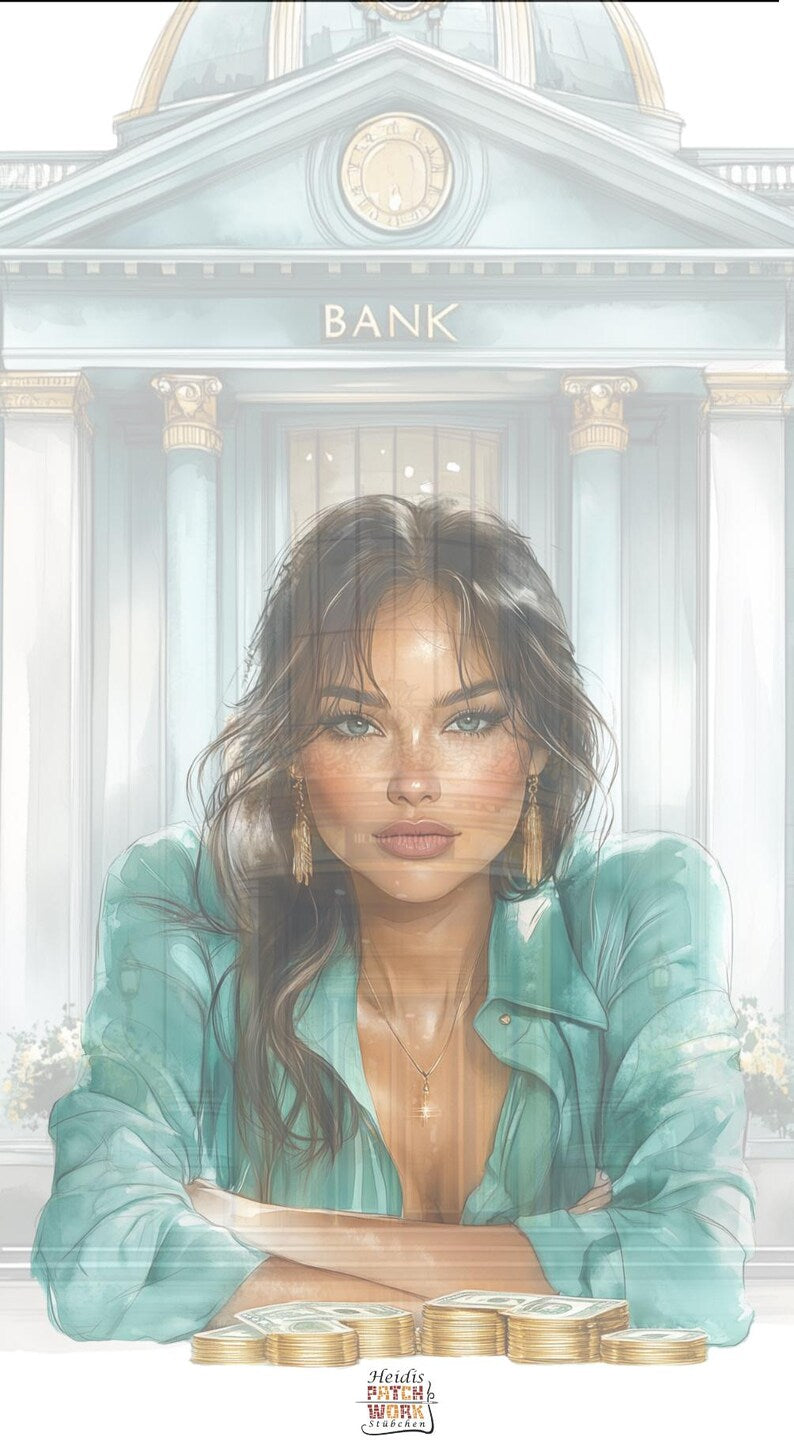 Block Money Girl A6