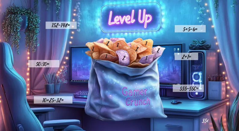 Level up Spiel A6 3er Klappkarte
