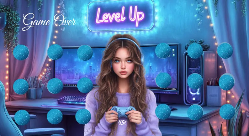 Level up Spiel A6 3er Klappkarte