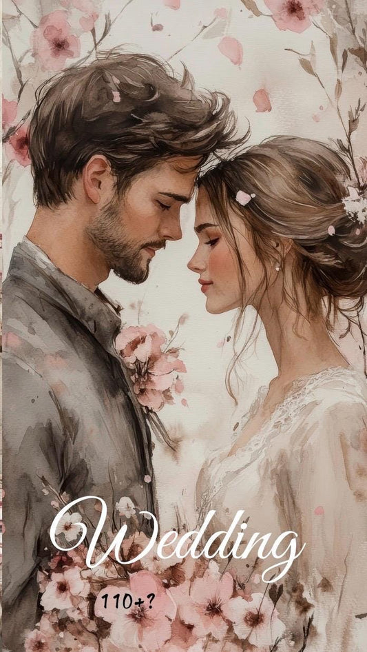 Wedding  3er Klappkarte  A6