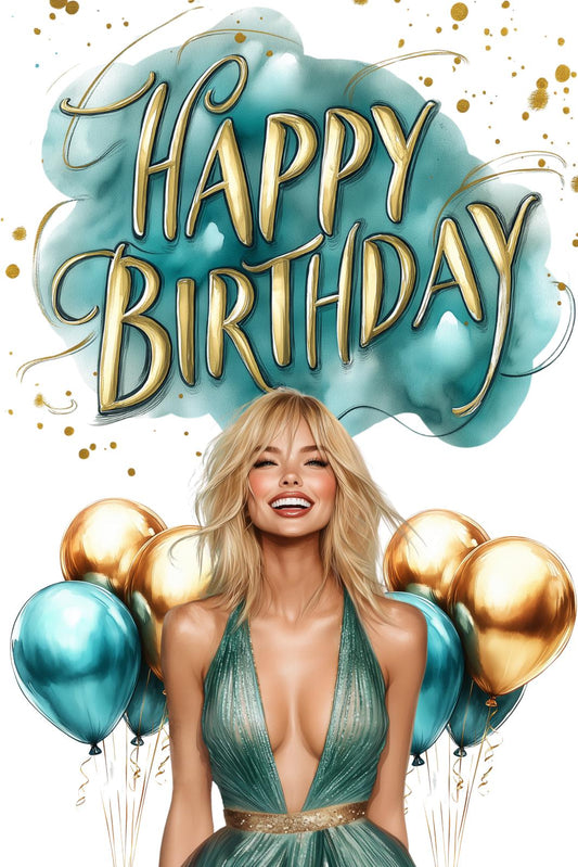 Happy Birthday A7 Folierte Jahreschallenges