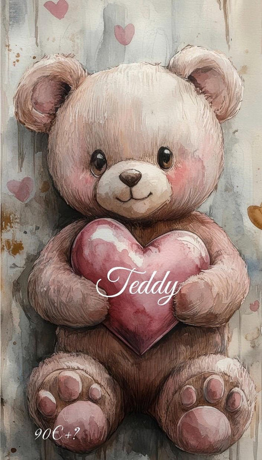 Teddy A6 3er Klappkarte