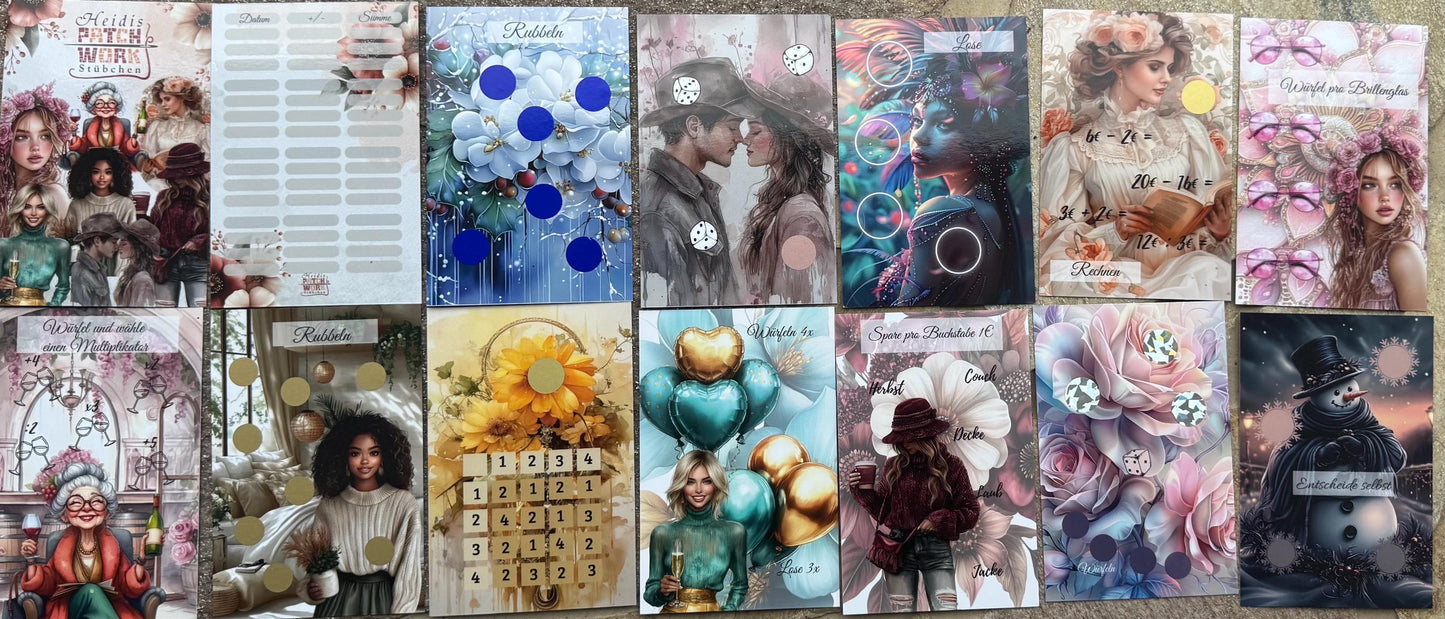 Große Jahreschallenges Heidis Patchwork Stübchen A6