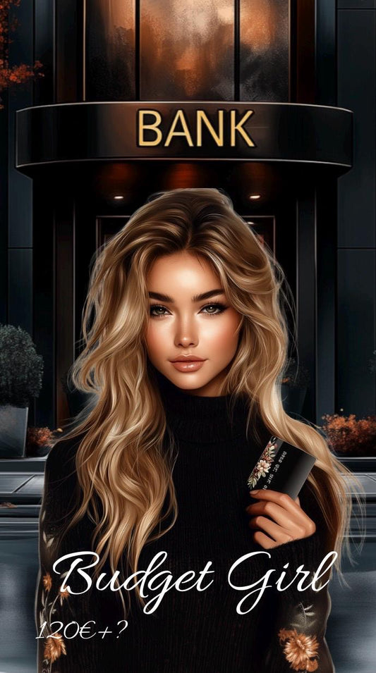 Budget Girl Bingo A6 3er Klappkarte