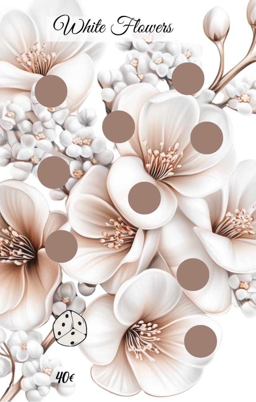 White Flowers A7 Einzelchallenge