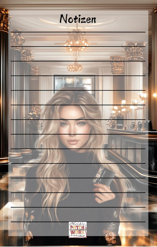 Budget Girl A7 Notiz Block