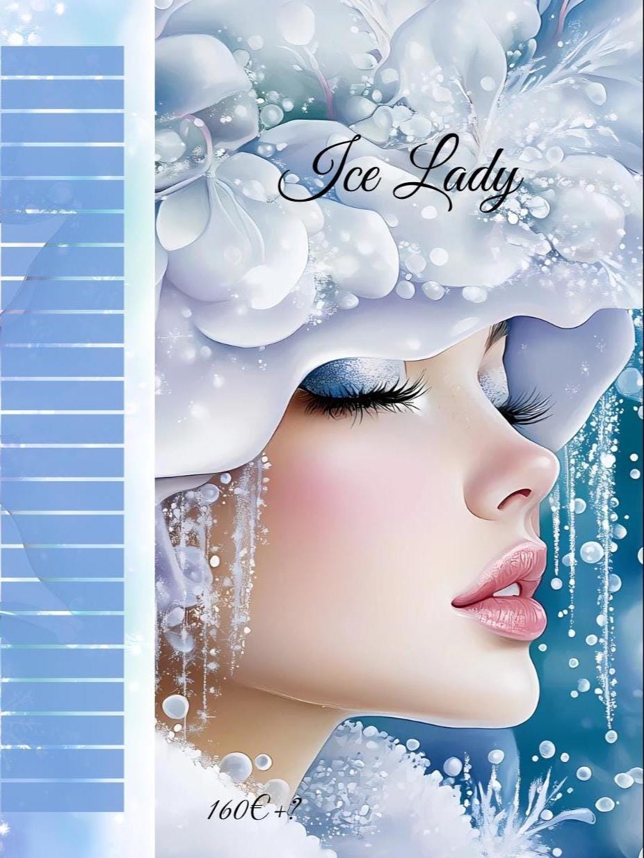 ICE Lady  3er Klappkarte A6