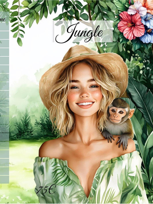 Jungle  A6  2er Klappkarte