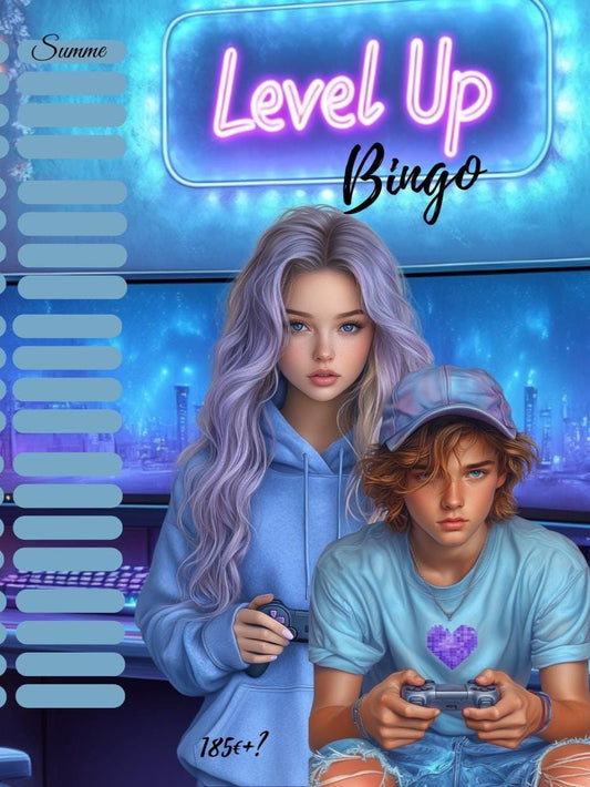 Das Level Up Bingo  A6 3er Klappkarte