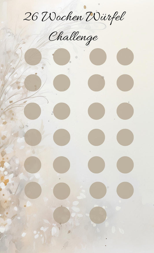 26 Wochenchallenge Würfeln A6
