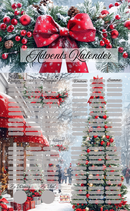 Adventskalender Sparer  A6 3er Klappkarte