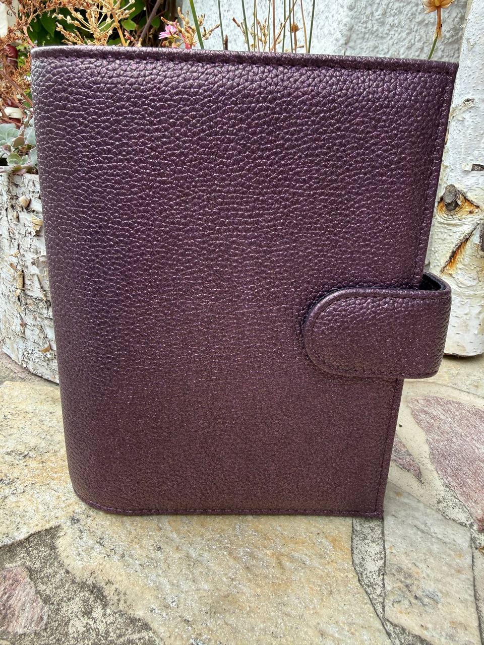 B Ware Binder Kunstleder Binder in Wildleder Optik & Glitzer Deluxe Binder A6 Schwarz Glänzende Hardware