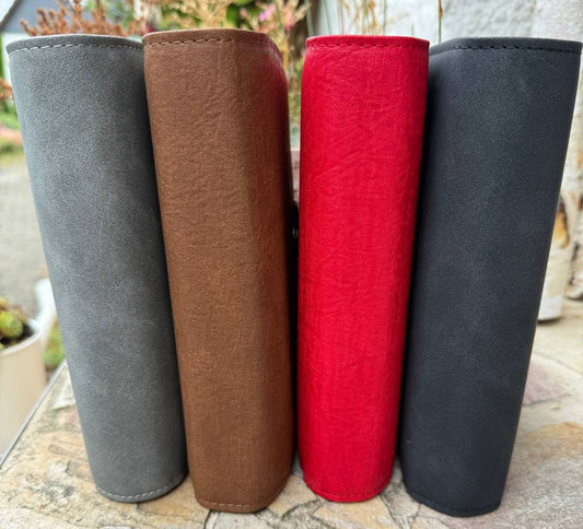 Spezial Deluxe mit Blumen & Glitzer Deluxe Binder A6 Schwarz Glänzende Hardware