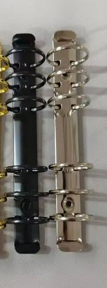 A6 Binder Ringe  Schwarz oder Silber 3cm