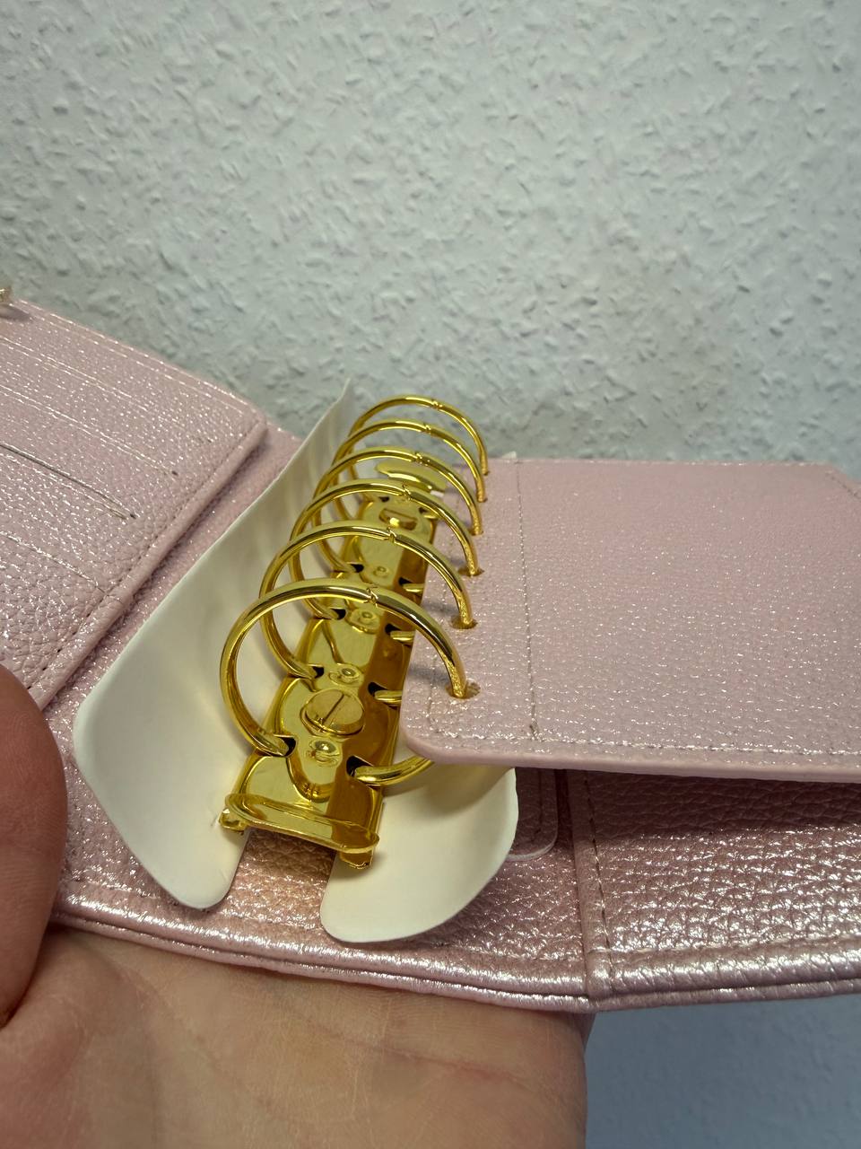 A7 Deluxe Binder Glitzer mit  3cm Ringe
