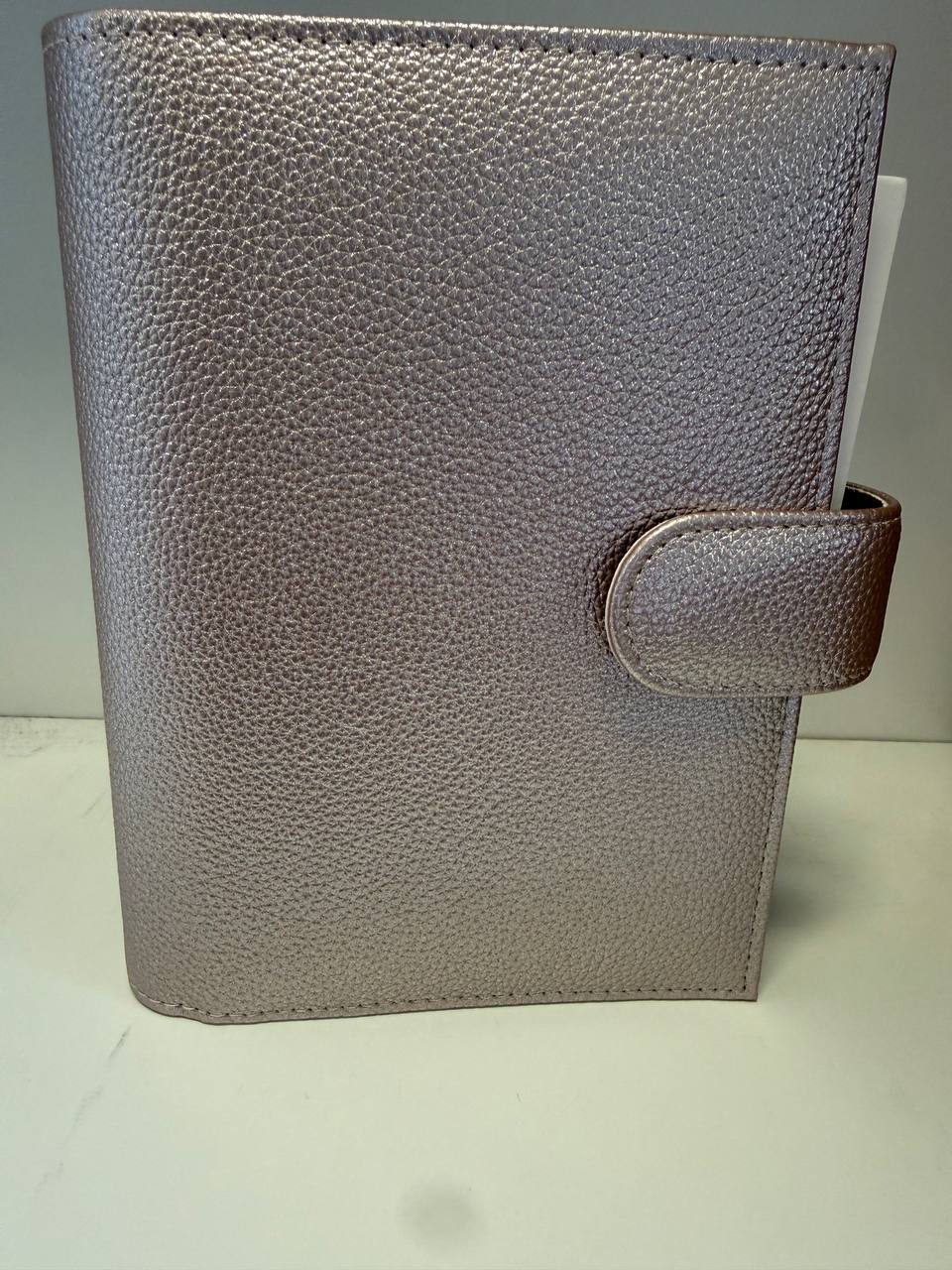 B Ware Special Blumen Deluxe Binder A6 Schwarz Glänzende Hardware (Kopie)