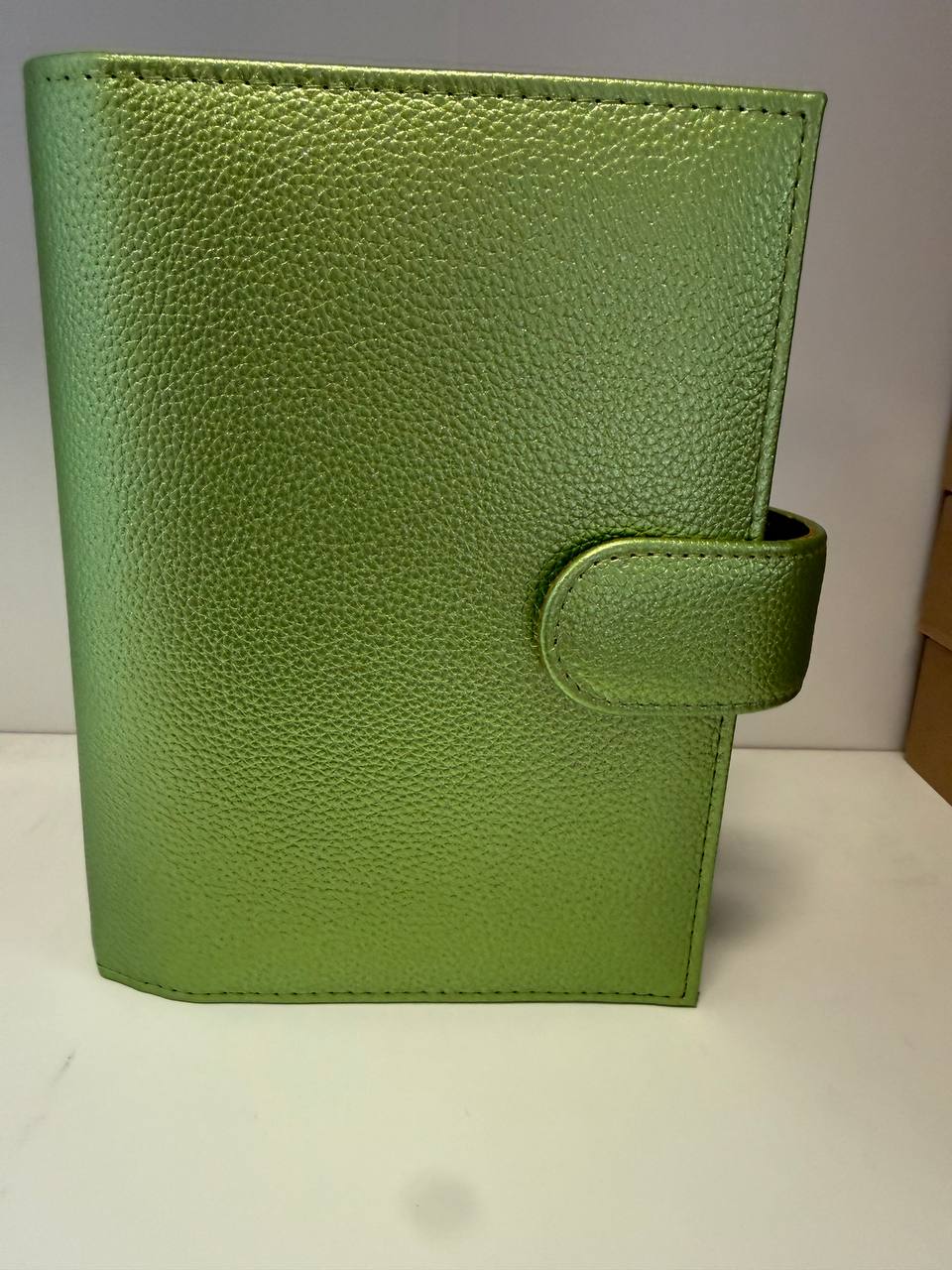 B Ware Special Blumen Deluxe Binder A6 Schwarz Glänzende Hardware (Kopie)
