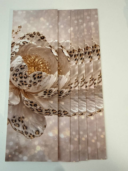 6er Register A6 Heidis Patchwork Stübchen leo Blume Weiss