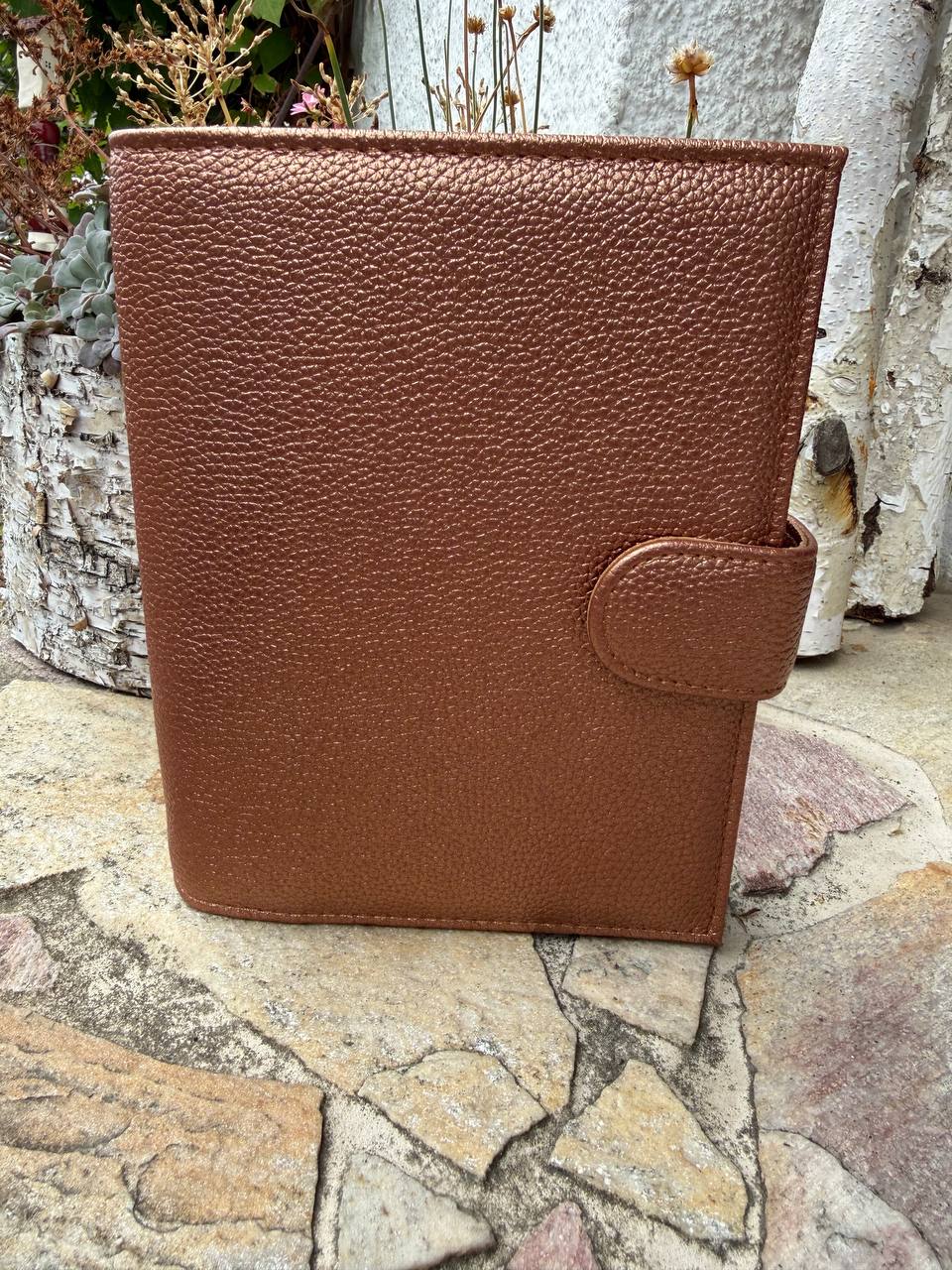 B Ware Binder Kunstleder Binder in Wildleder Optik & Glitzer Deluxe Binder A6 Schwarz Glänzende Hardware